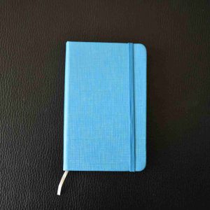 دفترچه دور رنگی سایز کوچک آبی