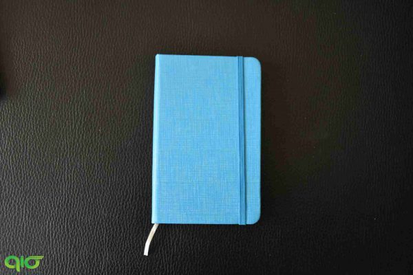 دفترچه دور رنگی سایز کوچک آبی